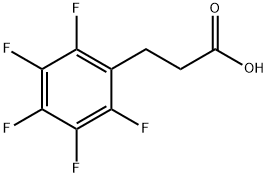 3-(PENTAFLUOROPHENYL)PROPIONIC ACID 结构式