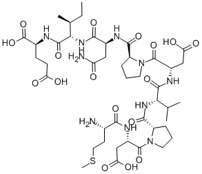 HIV-1 TAT PROTEIN (1-9) 结构式