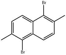 1,5-DIBROMO-2,6-DIMETHYL-NAPHTHALENE 结构式