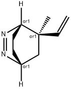 2,3-Diazabicyclo[2.2.2]oct-2-ene,5-ethenyl-5-methyl-,(1alpha,4alpha,5alpha)-(9CI) 结构式