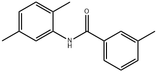 N-(2,5-二甲基苯基)-3-甲基苯甲酰胺 结构式