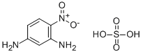 4-硝基-1,3-苯二胺硫酸盐 结构式