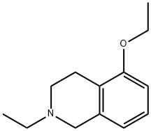 Isoquinoline, 5-ethoxy-2-ethyl-1,2,3,4-tetrahydro- (9CI) 结构式