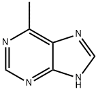 6-甲基嘌呤 结构式