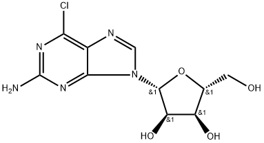 6-氯鸟嘌呤核苷 结构式