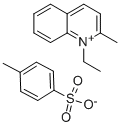 1-ethyl-2-methylquinolinium toluene-p-sulphonate 结构式