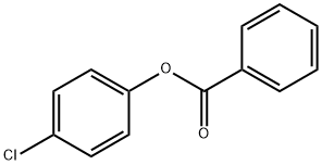 苯甲酸-4-氯苯酯 结构式