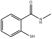 2-巯基-N-甲基苯甲酰胺 结构式