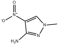 1-甲基-4-硝基-1H-吡唑-3-胺 结构式