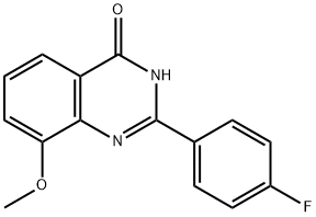 4(1H)-Quinazolinone,  2-(4-fluorophenyl)-8-methoxy-  (9CI) 结构式