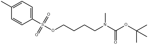 3-(p-Toluenesulfonate)-N-methyl-N-boc-propylamine 结构式