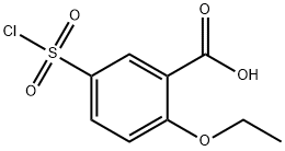5-氯磺酰基-2-乙氧基苯甲酸 结构式