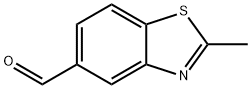 2-甲基苯并[D]噻唑-5-甲醛 结构式