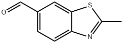 2-甲基-1,3-苯并噻唑-6-甲醛 结构式