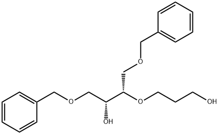 (2R,3S)-3-(3-羟基丙氧基)-1,4-双(苄氧基)-2-丁醇 结构式