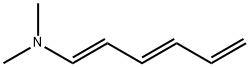 1,3,5-Hexatrien-1-amine,N,N-dimethyl-,(E,E)-(9CI) 结构式