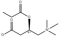 丙酰左旋肉碱盐酸盐 结构式
