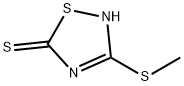3-甲巯基-5-巯基-1,2,4-噻重氮 结构式