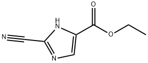 1H-Imidazole-4-carboxylicacid,2-cyano-,ethylester(9CI) 结构式
