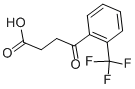 4-OXO-4-(2-TRIFLUOROMETHYLPHENYL)BUTYRIC ACID 结构式