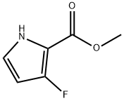3-氟-1H-吡咯-2-羧酸甲酯 结构式