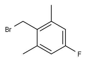 2,6-DIMETHYL-4-FLUOROBENZYL BROMIDE 结构式