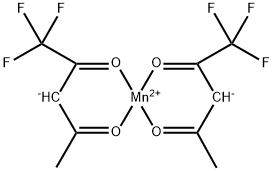 双(三氟-2,4-戊二酮基)锰(Ⅱ) 结构式