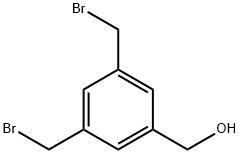 Benzenemethanol, 3,5-bis(bromomethyl)- 结构式