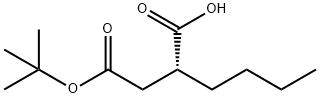 (R)-(+)-2-丁基丁二酸 4-叔丁酯 结构式