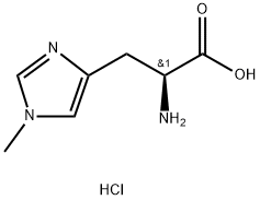 N-甲基-L-组氨酸盐酸盐 结构式