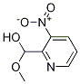 甲氧基(3-硝基吡啶-2-基)甲醇 结构式