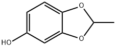 1,3-Benzodioxol-5-ol,  2-methyl- 结构式