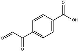 4-(2-氧代乙酰基)苯甲酸 结构式
