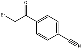 2-溴-4'-氰基苯乙酮 结构式