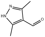 3,5-二甲基-1H-吡唑-4-甲醛 结构式