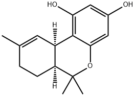 CIS-6A,7,8,10A-TETRAHYDRO-6,6,9-TRIMETHYL-6H-DIBENZO[B,D]PYRAN-1,3-DIOL 结构式