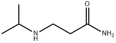 3-(ISOPROPYLAMINO)PROPANAMIDE 结构式