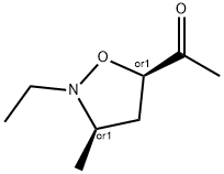 Ethanone, 1-(2-ethyl-3-methyl-5-isoxazolidinyl)-, cis- (9CI) 结构式