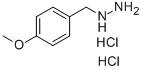 (4-甲氧苯基)肼盐酸盐 结构式