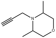 Morpholine,  3,5-dimethyl-4-(2-propynyl)-  (9CI) 结构式
