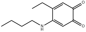 3,5-Cyclohexadiene-1,2-dione, 4-(butylamino)-5-ethyl- (9CI) 结构式