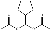 Methanediol, cyclopentyl-, diacetate (9CI) 结构式