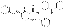 Z-Thr(Bzl)-OH . DCHA 结构式