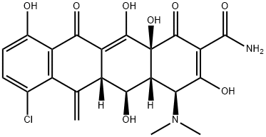 氯甲烯土霉素 结构式