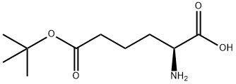 (S)-2-氨基己二酸 6-叔丁酯 结构式