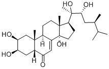 罗汉松甾酮 A 结构式