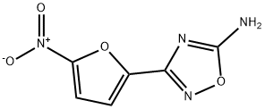 3-(5-Nitro-2-furyl)-5-amino-1,2,4-oxadiazole 结构式