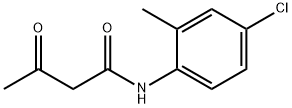4-氯-2-甲基-N-乙酰乙酰苯胺 结构式