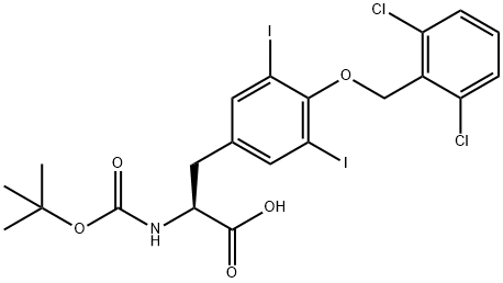 (S)-2-((tert-butoxycarbonyl)amino)-3-(4-((2,6-dichlorobenzyl)oxy)-3,5-diiodophenyl)propanoicacid