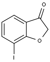 7-碘-3-苯并呋喃酮 结构式
